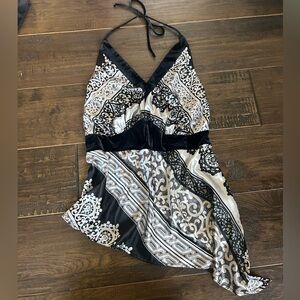 Lane Bryant Monochrome Patterned Top